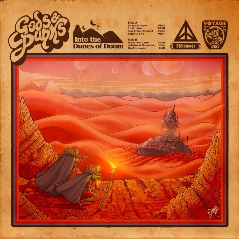 'Into the Dunes of Doom'  será lançado pela união dos selos brasileiros Abraxas e Dinamite Records e do chileno Red House. 