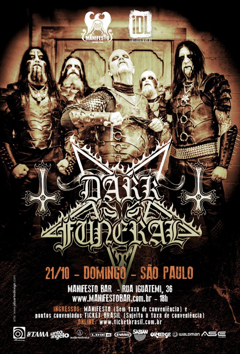 Banda sueca de black metal toca no Manifesto Bar (SP)