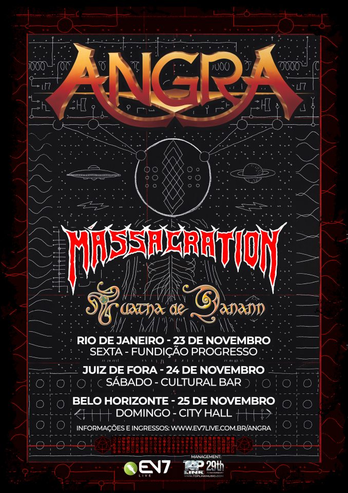 Três nomes icônicos do metal nacional se reúnem pela primeira vez em suas carreiras para uma mini tour que certamente fará história