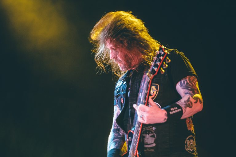 A banda americana Slayer em apresentação em São Paulo no dia 02 de Outurbo de 2019, com um show da Final World Tour no Espaço das Américas, com todos os ingressos vendidos.