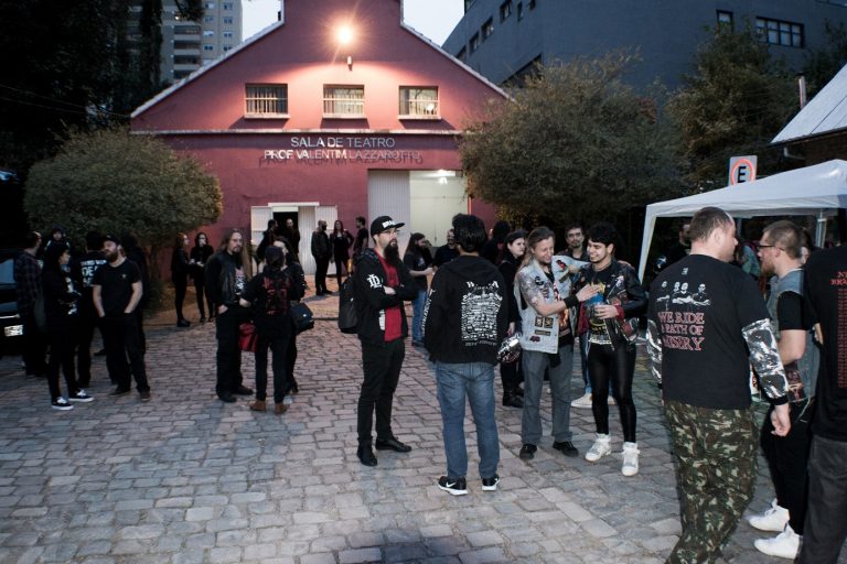 Centro Municipal de Cultura Dr. Henrique Ordovás Filho durante a edição do Metal Sul em 2017. 