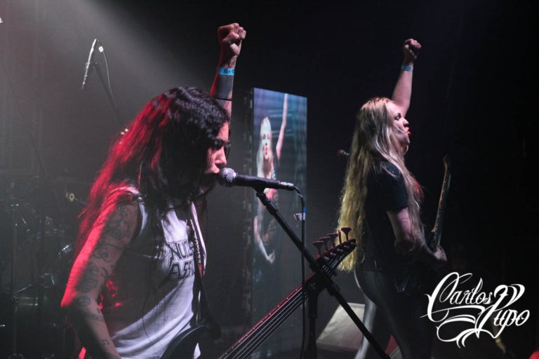 A banda de thrash metal Nervosa se apresenta no Oxigênio Festival, no Via Matarazzo, em São Paulo, no sábado, 14 de Setembro de 2019, com realização da Gig Music e do Hangar 110. 