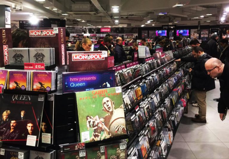 Antiga loja His Master's Voice (HMV) em Londres