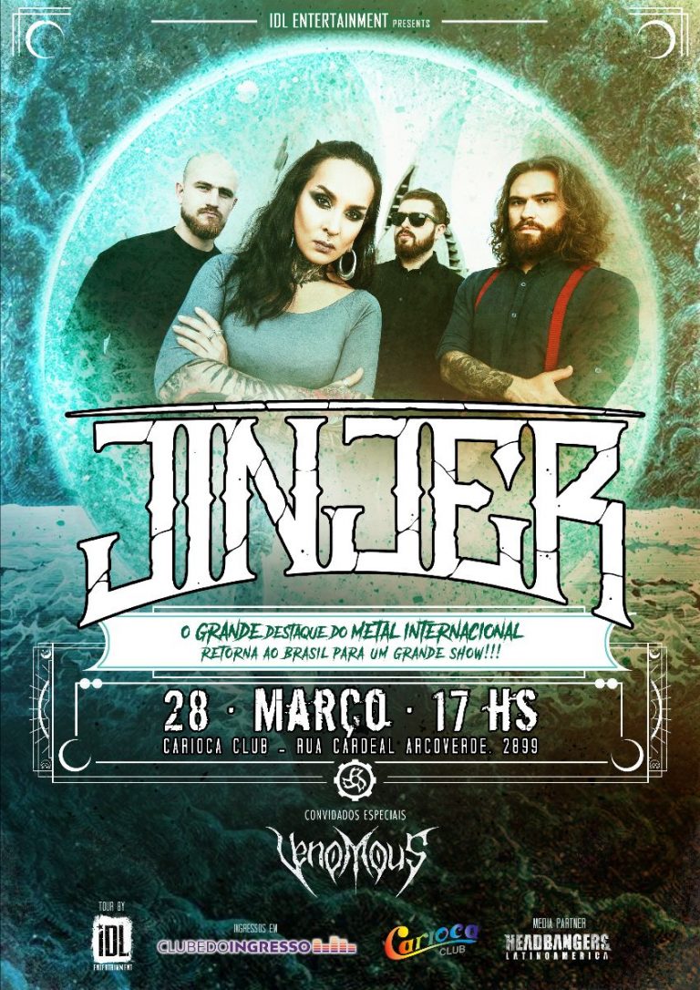 Jinjer confirma show em São Paulo e ingressos já estão à venda