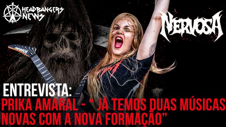 Prika Amaral (Nervosa): “Já temos duas músicas prontas”