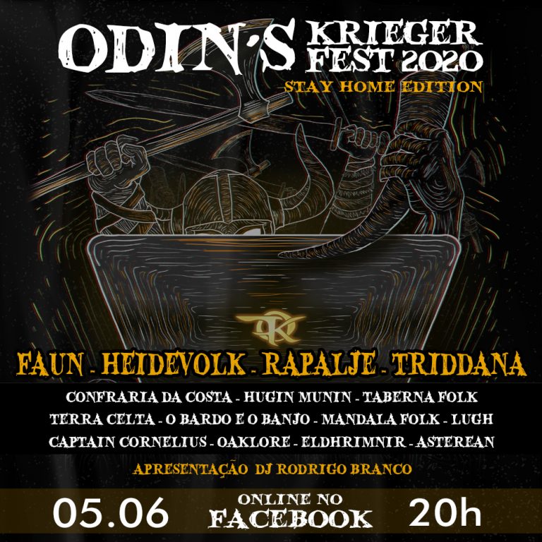 Evento será transmitido pelo Facebook e terá apresentações exclusivas de bandas internacionais de folk como Faun, Heidevolk e Rapalje