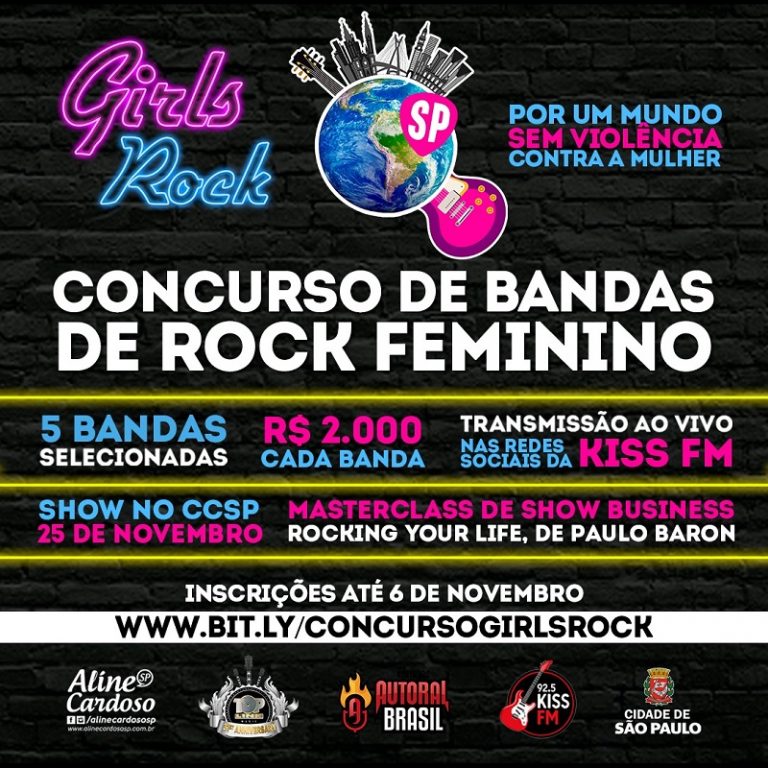 Concurso Girls Rock quer descobrir e valorizar bandas de rock feminino