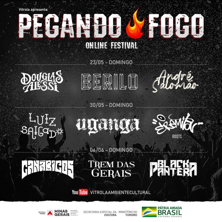 Iniciativa do Vitrola Ambiente Cultural, o festival terá transmissão live-streaming pelo Youtube durante três domingos Iniciativa do Vitrola Ambiente Cultural, o festival terá transmissão live-streaming pelo Youtube durante três domingos