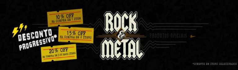 A UMusic Store comemora o mês do rock com o lançamento de uma nova página dedicada aos fãs do rock e metal