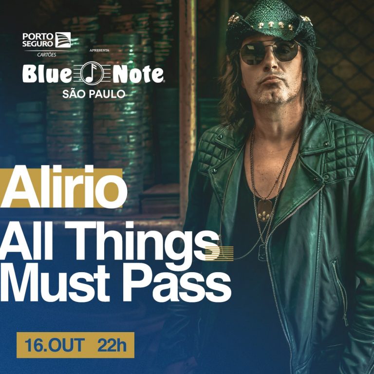 Apresentação é parte do lançamento do álbum “All Things Must Pass” e acontece no dia 16 de Outubro, em Sâo Paulo; ingressos estão à venda no site da Eventim