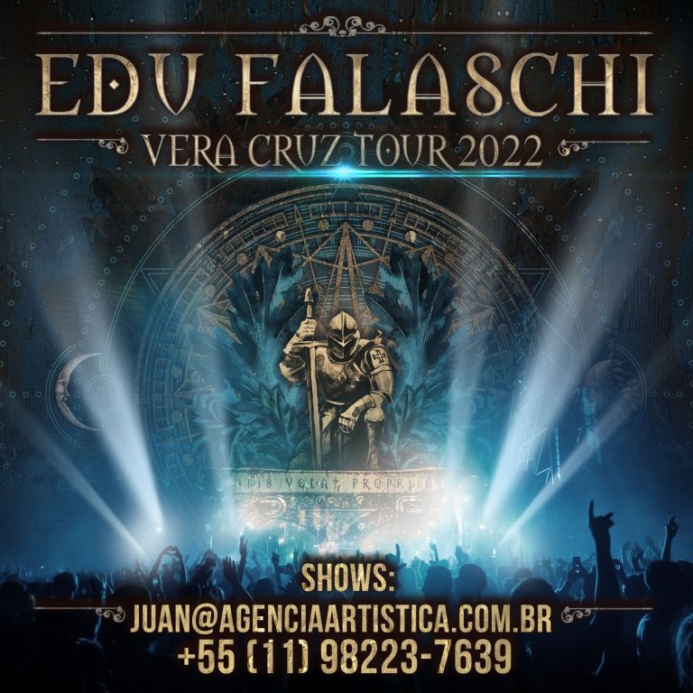 Vocalista revelou em suas redes sociais preparação para turnê do álbum “Vera Cruz” para o Brasil e exterior Vocalista revelou em suas redes sociais preparação para turnê do álbum “Vera Cruz” para o Brasil e exterior
