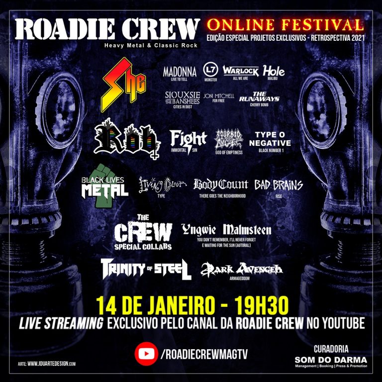 Pela primeira vez o festival online fará uma retrospectiva de todos os line-ups dos projetos exclusivos She, Black Lives Metal, Rob, The Crew Special Collabs e Trinity Of Steel