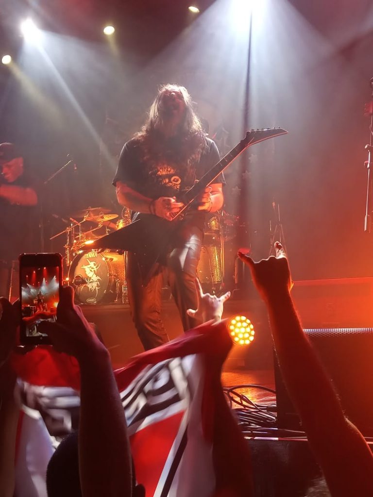 Andreas Kisser, do Sepultura, em show no Circo Voador