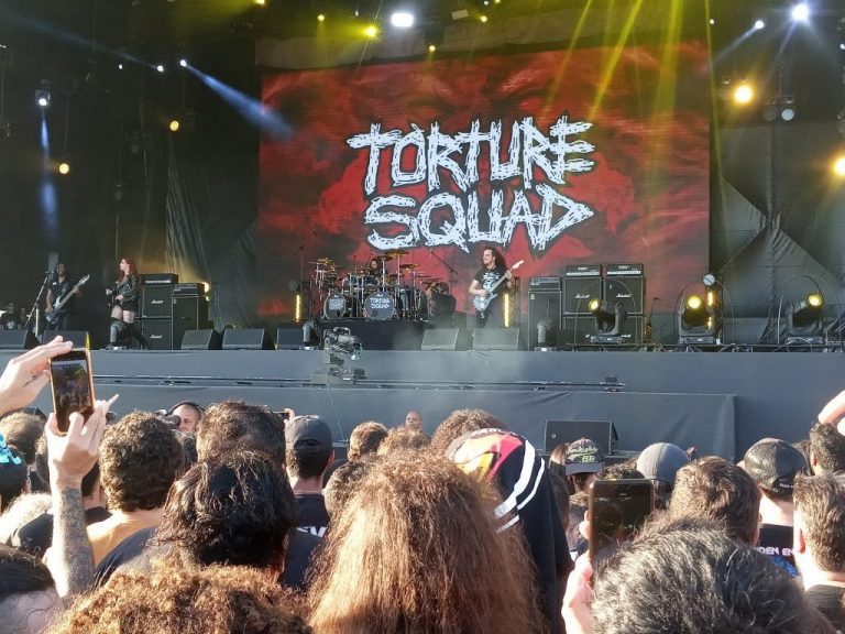 Torture Squad se apresentando durante a edição de 2019 do Rock in Rio Torture Squad se apresentando durante a edição de 2019 do Rock in Rio