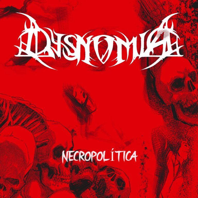 A capa de Necropolítica, single do Dysnomia