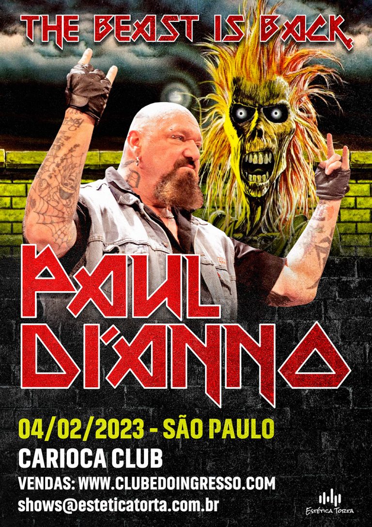 Show do ex-vocalista do Iron Maiden na cidade acontece no palco do Carioca Club