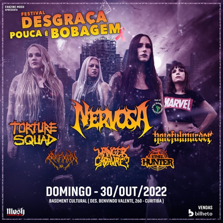 Edição Outubro Rosa do festival Desgraça Pouca é Bobagem reunirá seis bandas com mulheres na formação