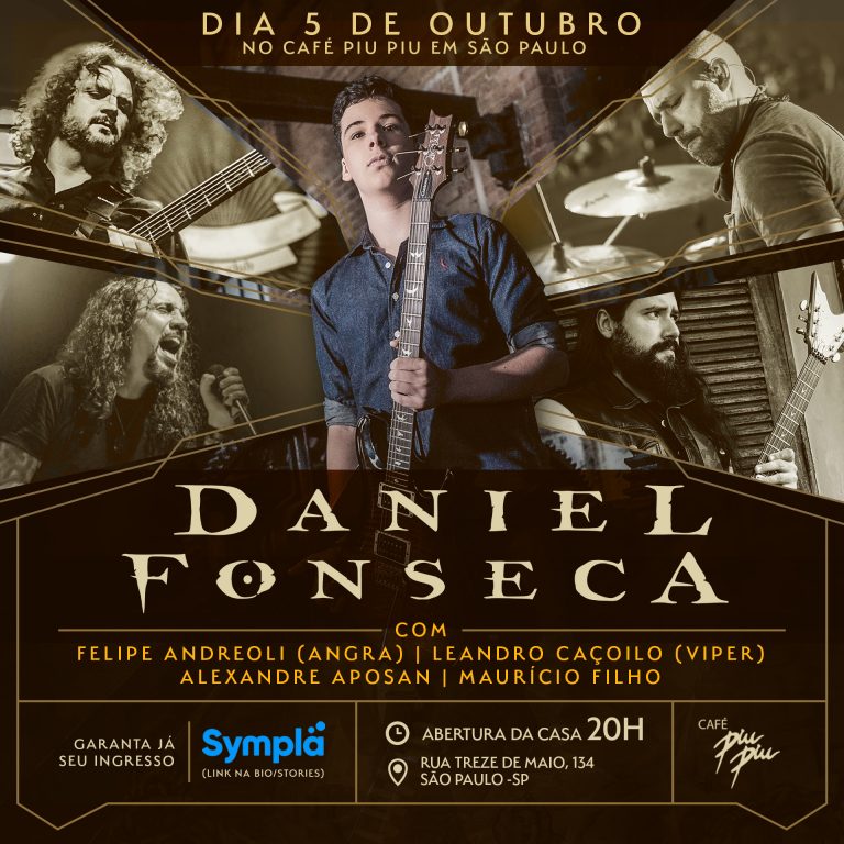 Guitarrista prodígio, de 16 anos, marcou show solo com a banda que gravou o disco “Alienize” no dia 5 de outubro, quarta-feira, às 20h, em São Paulo