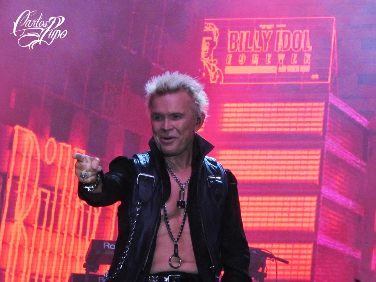 Ingressos à venda para show de Billy Idol em São Paulo