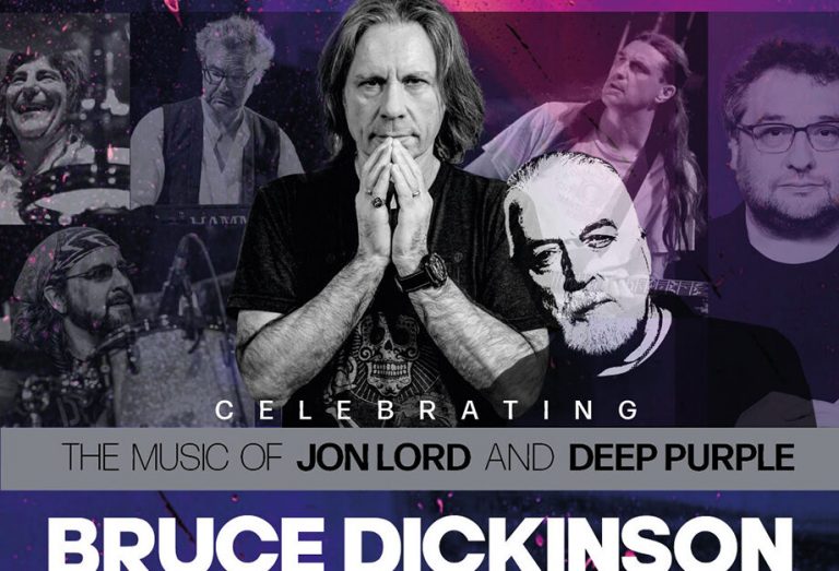 Bruce Dickinson volta ao Brasil para celebrar a música de Jon Lord & Deep Purple com banda e orquestra