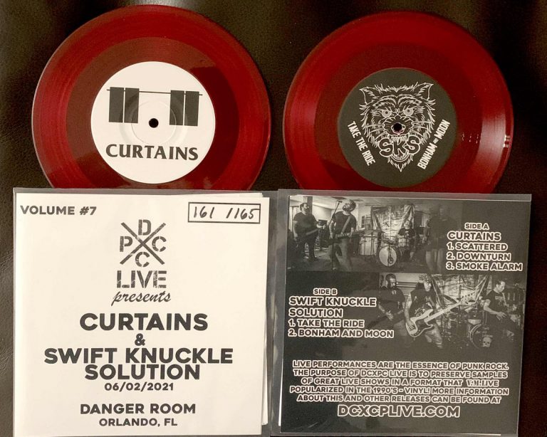 DCxPC Live Vol. 7: selo lança nova compilação com as bandas Curtains e Swift Knuckle Solution