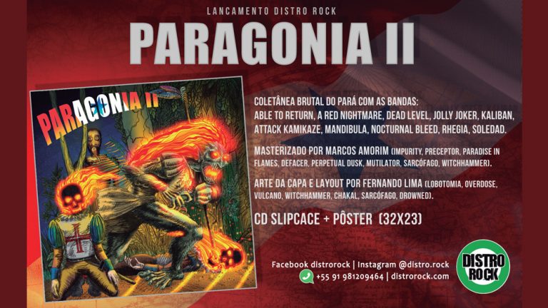 Distro Rock lançará segundo volume da coletânea Paragonia