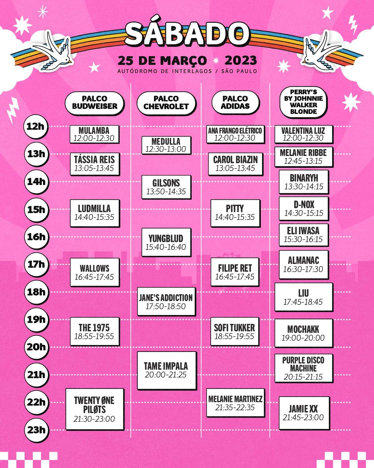 Lolla Schedule 2025 Polly Camellia