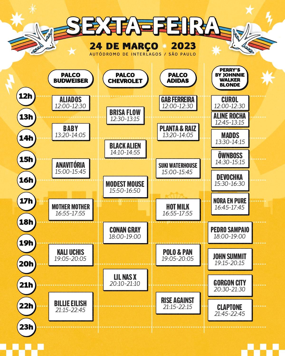 LOLLASCHEDULESEXTAFEIRA Headbangers News