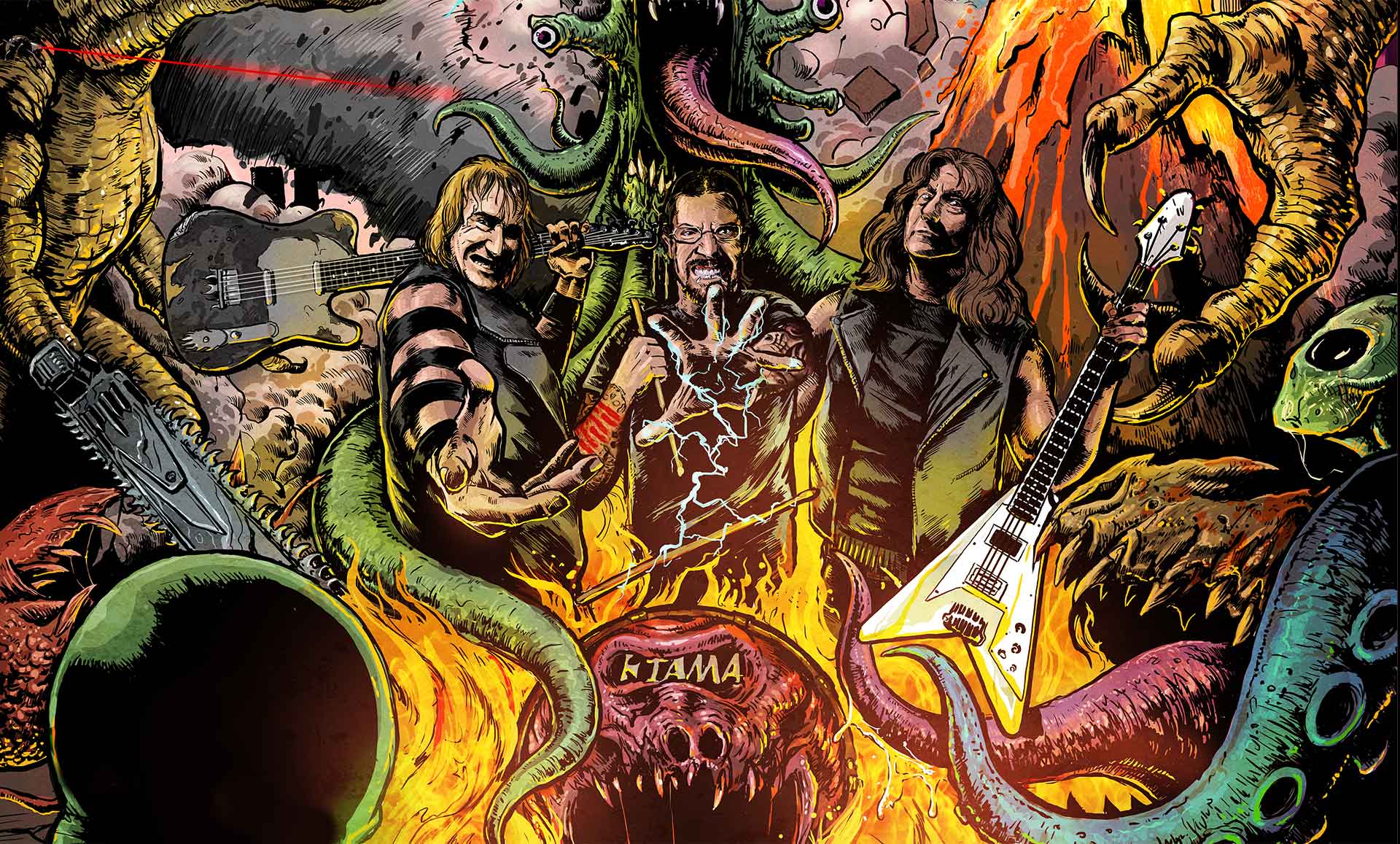 Raven lança explosivo álbum novo, “All Hell’s Breaking Loose”