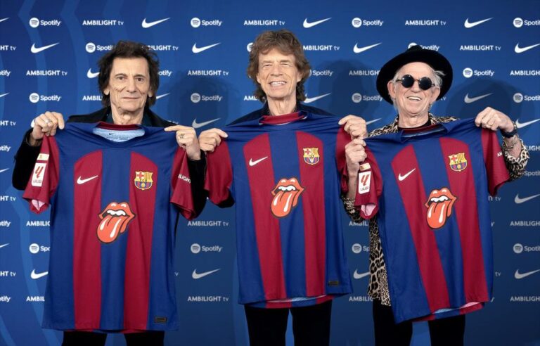 FC Barcelona jogará o El Clasico contra o Real Madrid com logo dos Rolling Stones na camisa