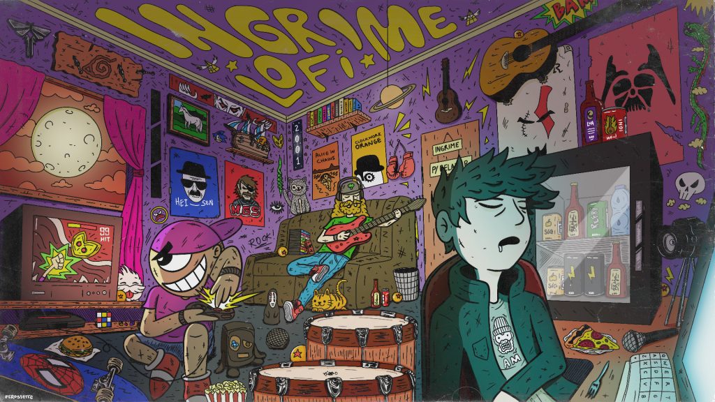 Ingrime adere a tendência do LoFi Beats e relança seu álbum de estreia neste formato