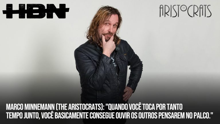 Marco Minnemann (The Aristocrats): “Quando você toca por tanto tempo junto, você basicamente consegue ouvir os outros pensarem no palco.”