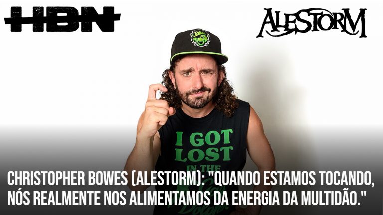 Christopher Bowes (Alestorm): “Quando estamos tocando, nós realmente nos alimentamos da energia da multidão.”