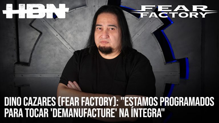 Dino Cazares (Fear Factory): “Estamos programados para tocar ‘Demanufacture’ na íntegra”
