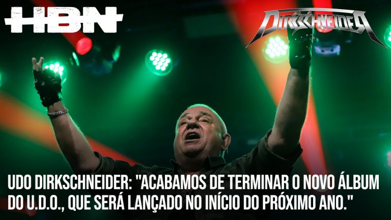Udo Dirkschneider: “Acabamos de terminar o novo álbum do U.D.O., que será lançado no início do próximo ano.”