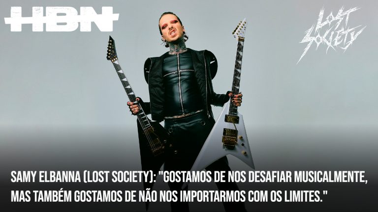 Samy Elbanna (Lost Society): “Gostamos de nos desafiar musicalmente, mas também gostamos de não nos importarmos com os limites.”