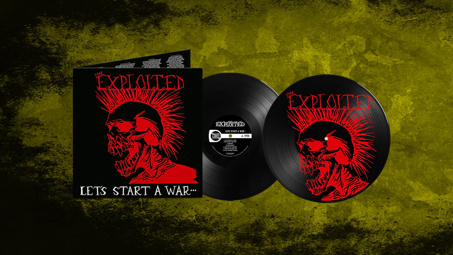 The Exploited tem relançado em vinil no Brasil o clássico “Let’s Start A War…”